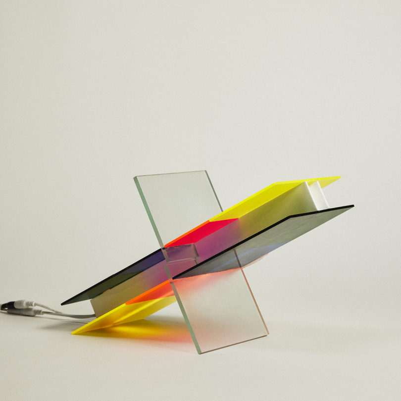 colorful abstract lamp