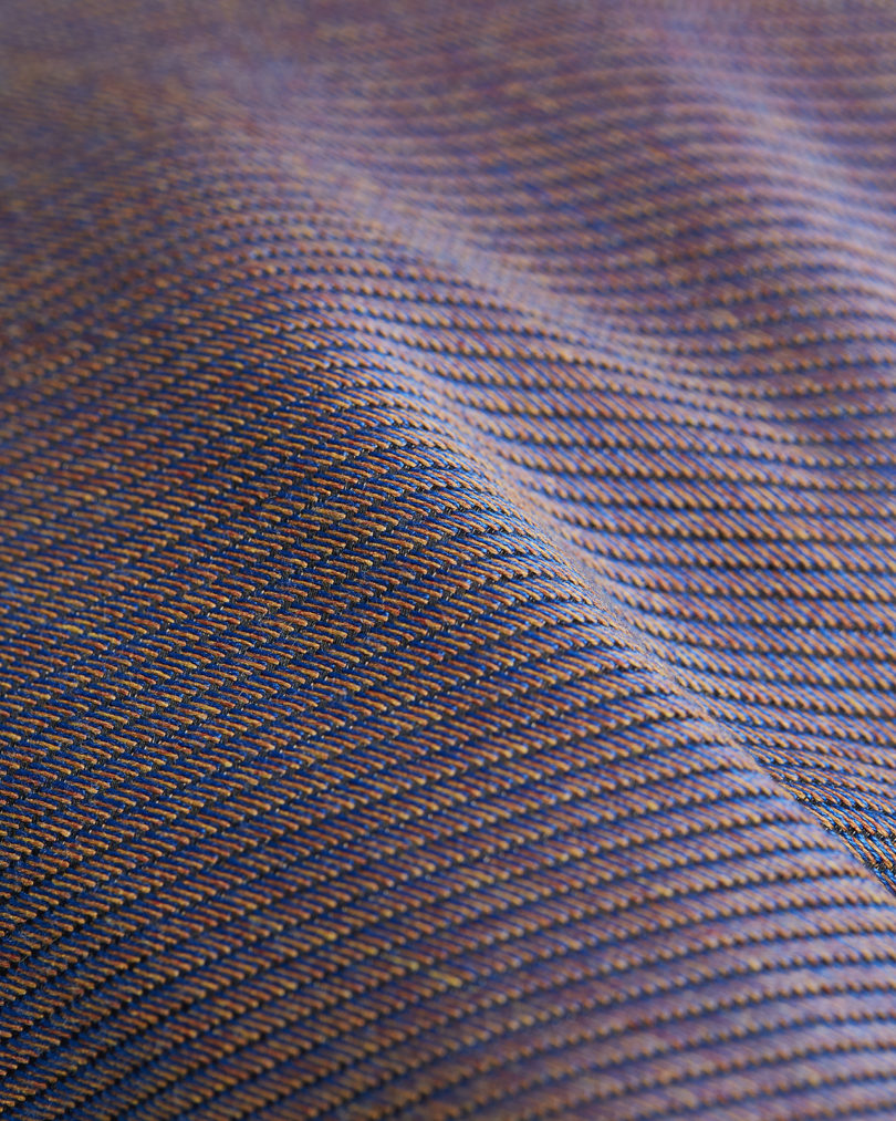 violet fabric swatch detail