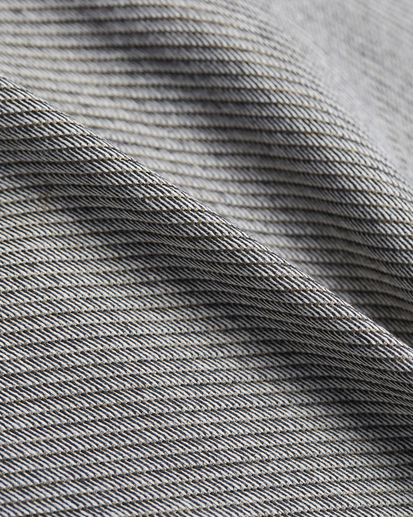 light grey fabric swatch detail