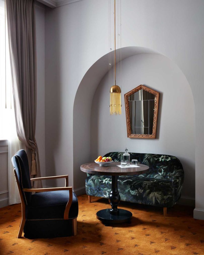 Luxurious guest room at Maison de la Luz with elegant décor a