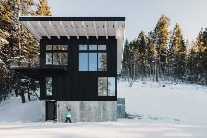 A Modern Cabin That Rises Above the Trees to Maximize the Views