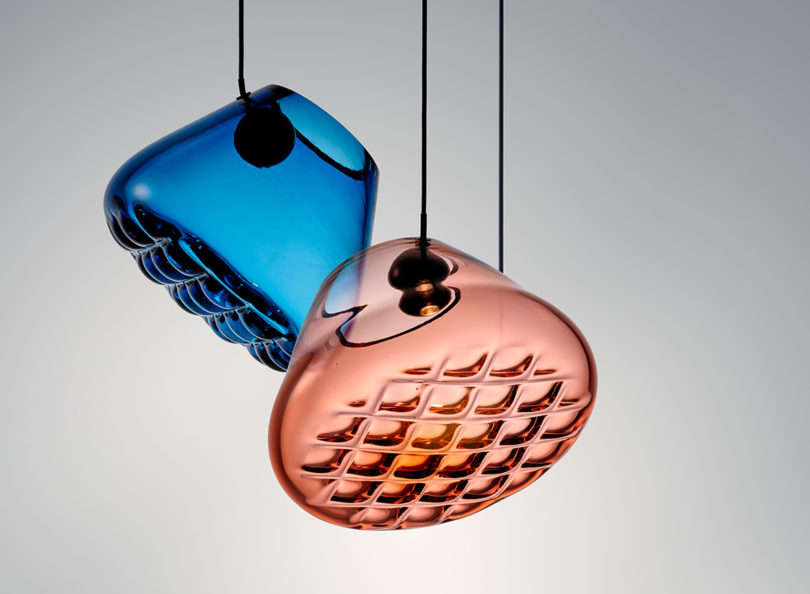Studio Thier & van Daalen’s Hypnotic GRID Pendant Lights Debut at Salone del Mobile