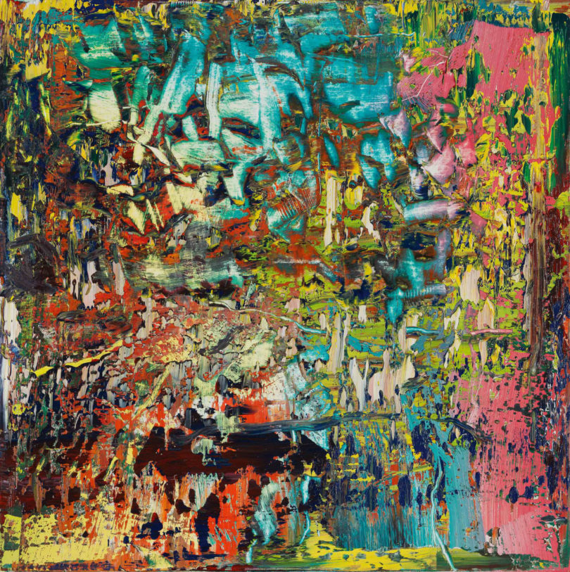 Richter's colorful square abstraction from 2016