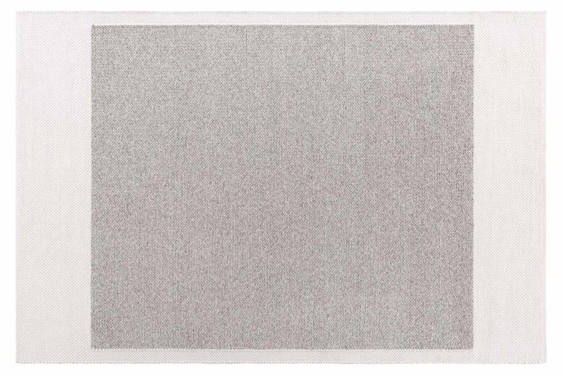 minimal outdoor rug on a white background