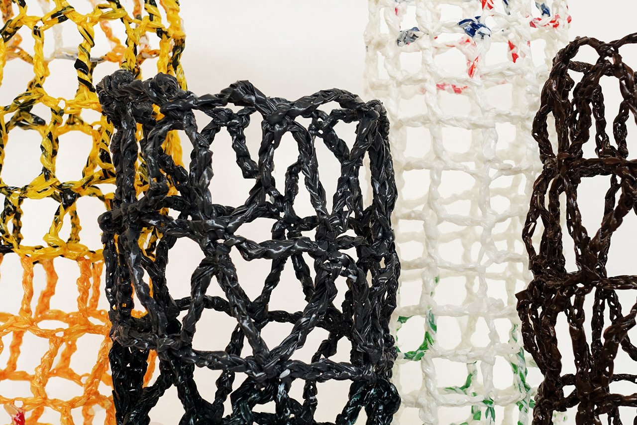 Plastic Bags Have Value in Sculptural So Plast!c Tables + Vessels