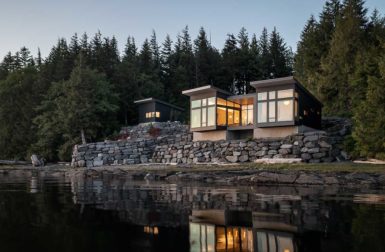 A Modern Home Perched Above the Alaskan Shore