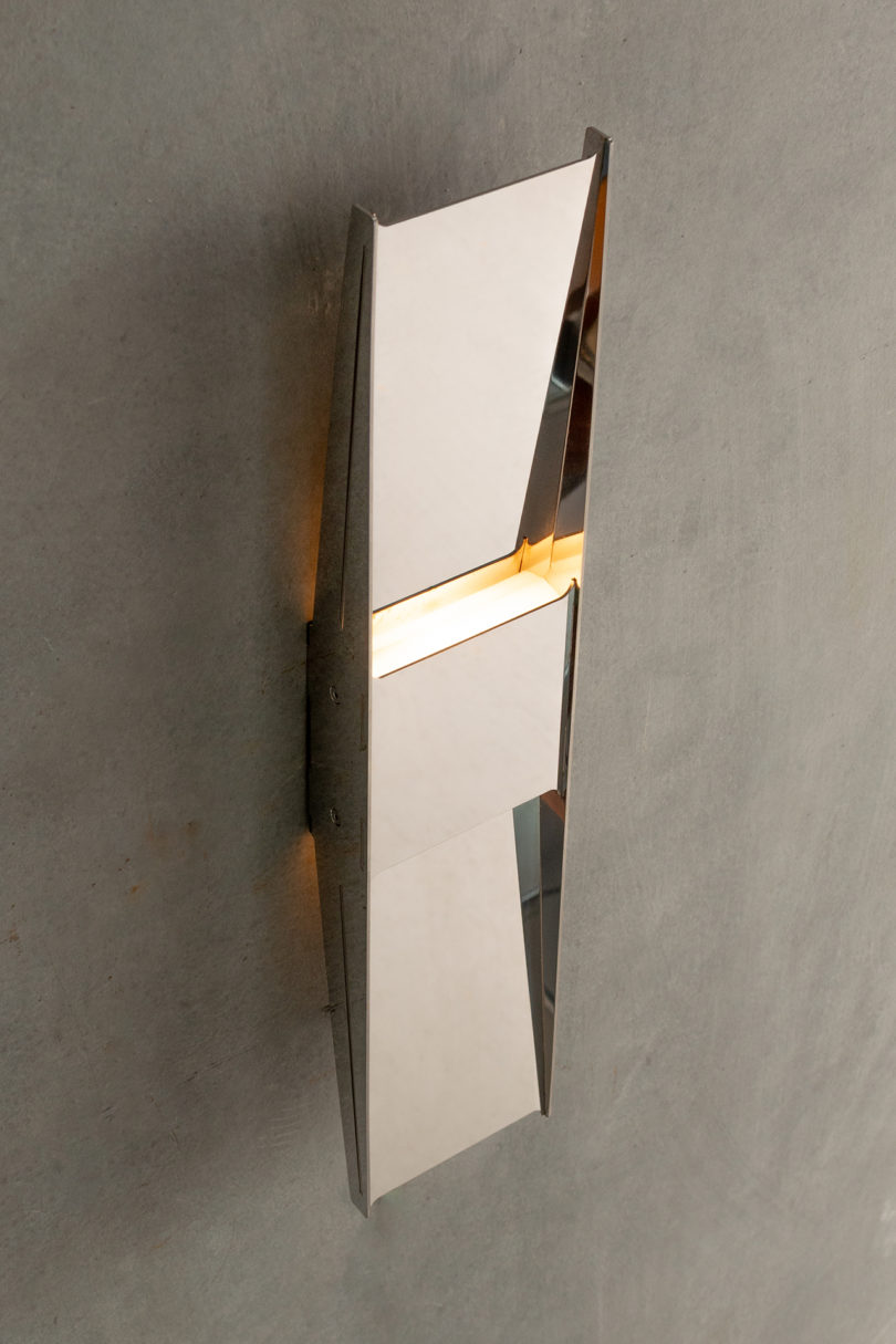 modern structural wall lamp