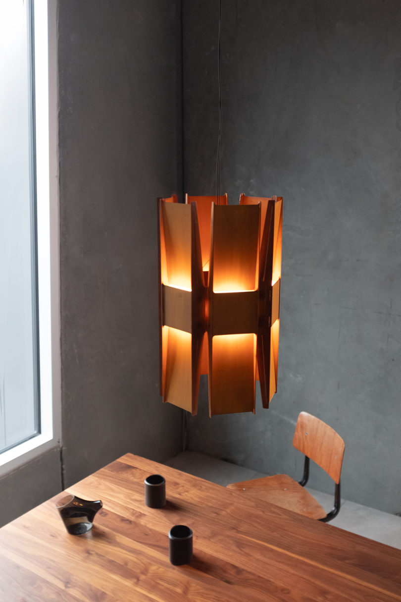 modern structural pendant lamp