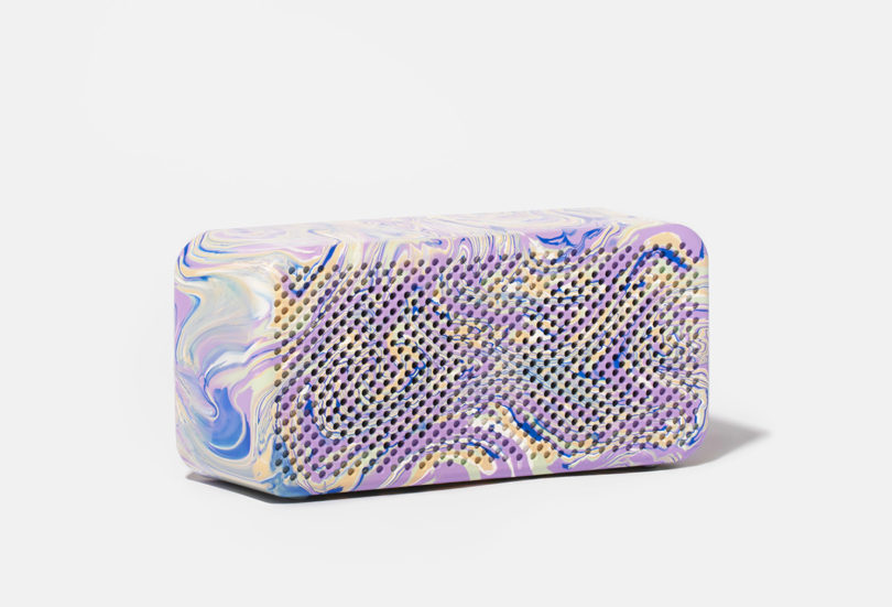 Gomi collection one Bluetooth speaker in Ultraviolet colorway.