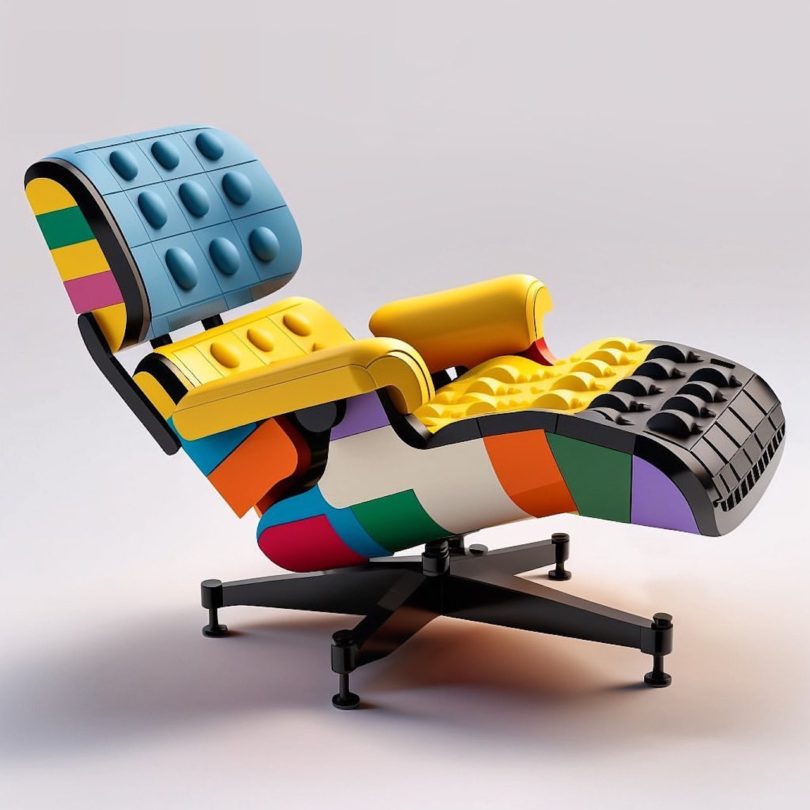 LEGO x Eames concept rendering