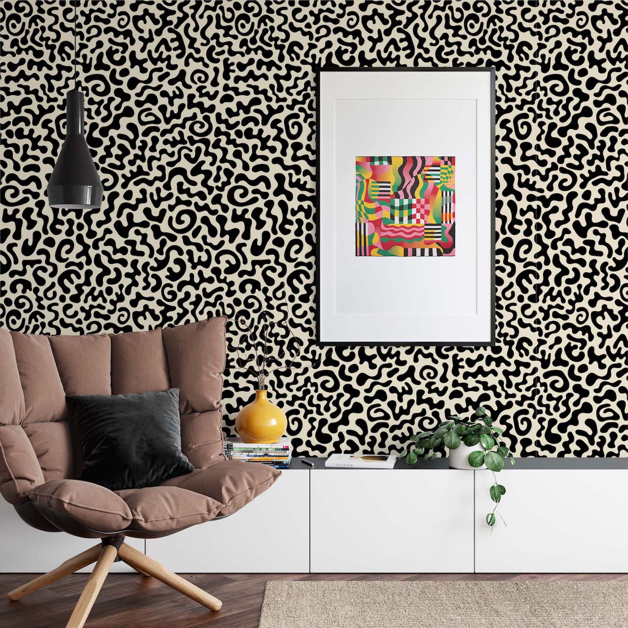Leopard Print Impression Animal Skin Wallpaper Mural Home Interior