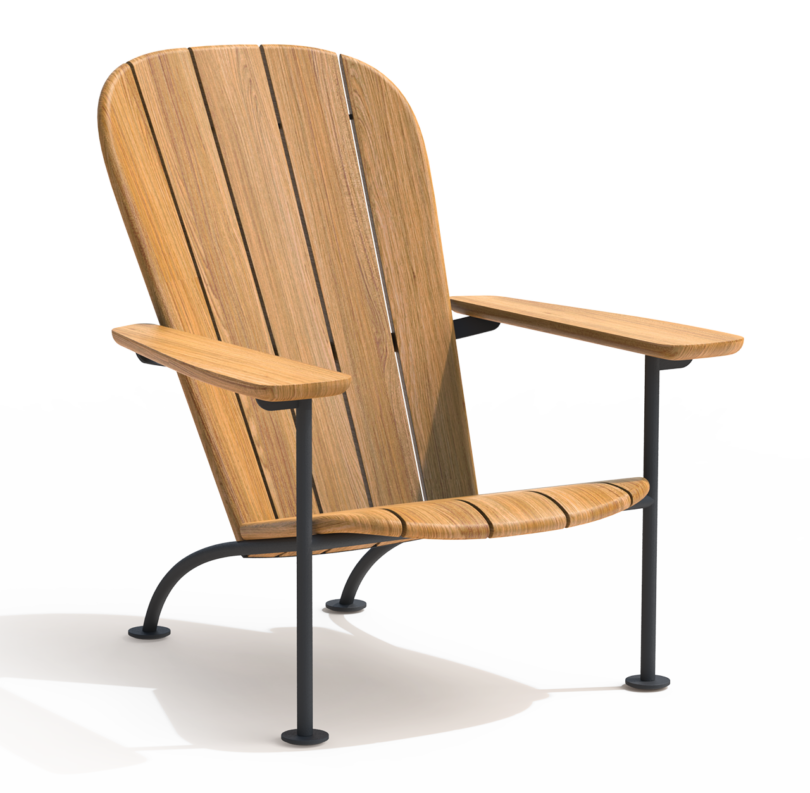 modern wood adirondack chair