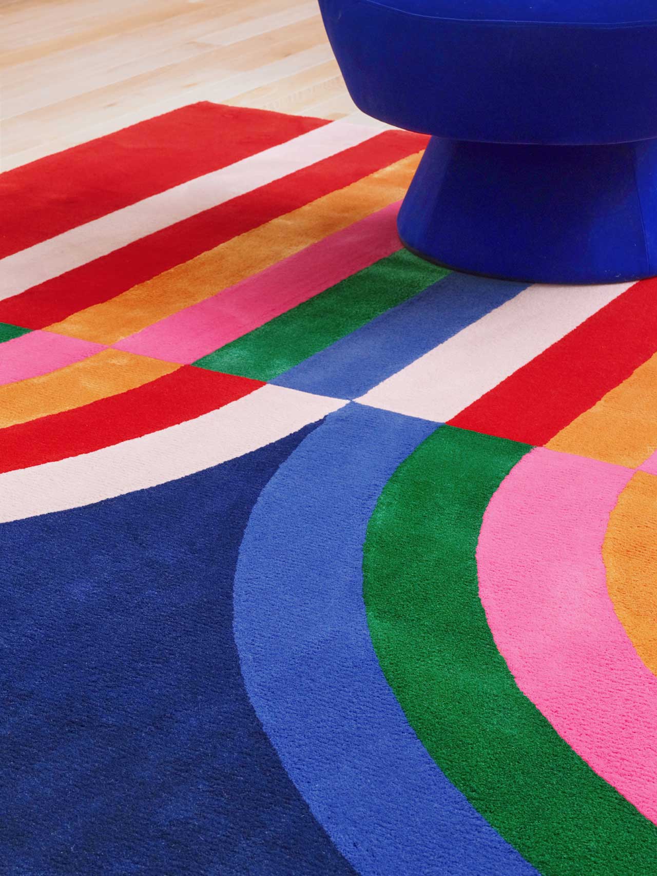 Roy G Biv Color Logo Mini Carpet Mat rug - Film color Photography