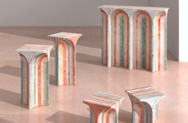 5 Tables x 7 Types of Marble = The FIVE x SEVEN Collection