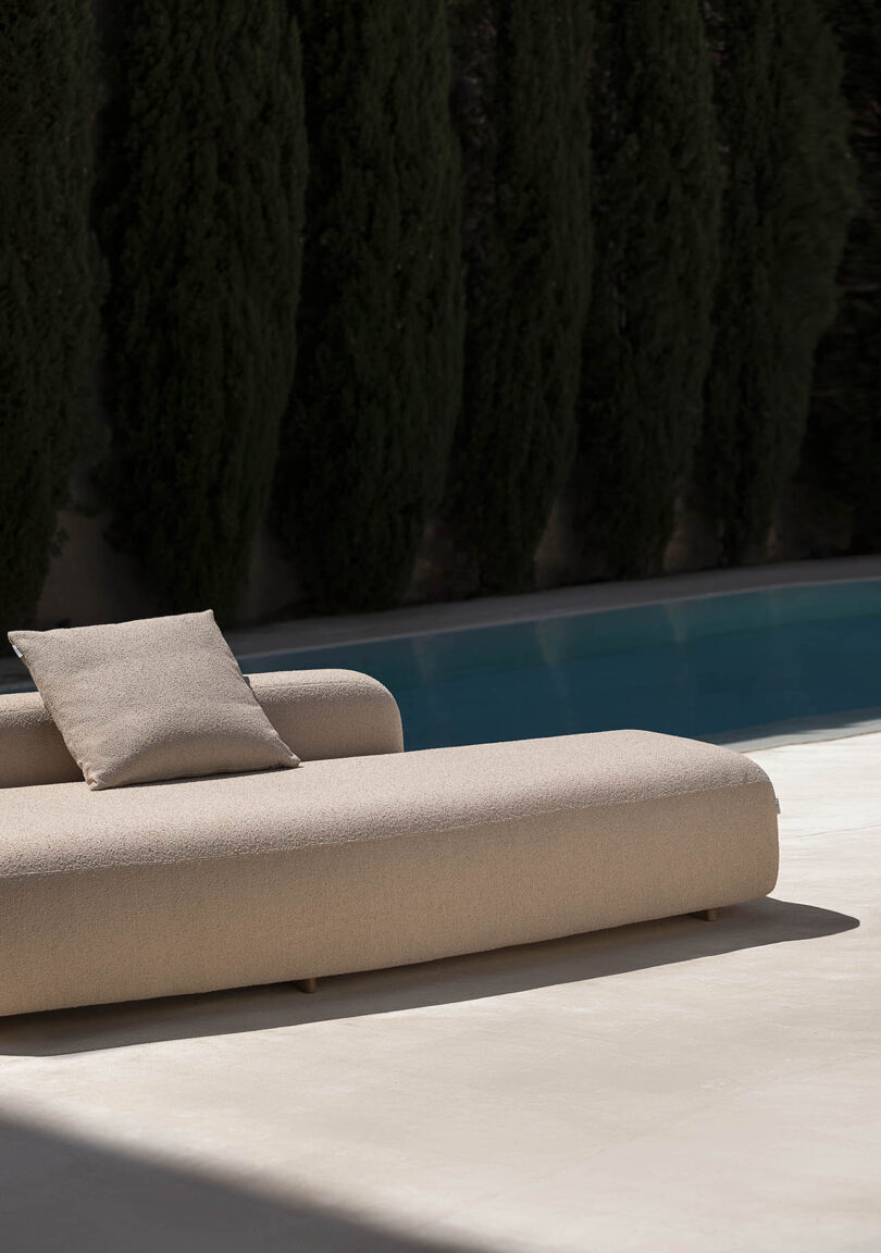 styled modular outdoor seating