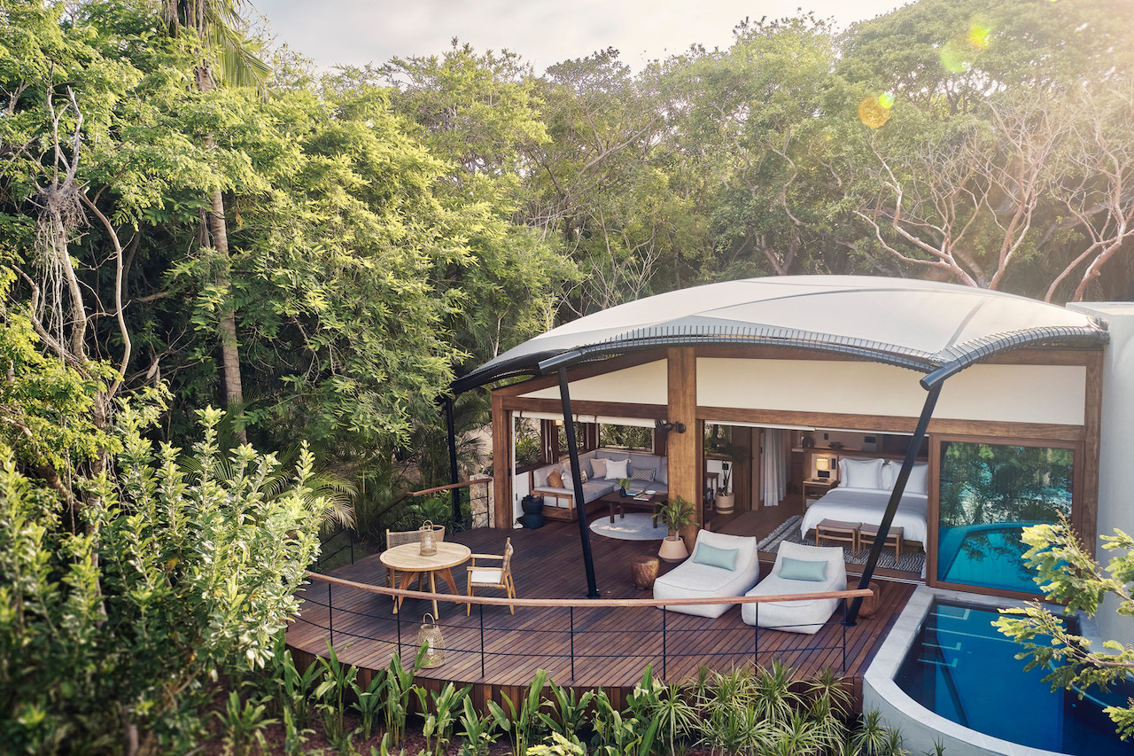 A Luxury Tented Resort Featuring Biophilic Design in Punta Mita