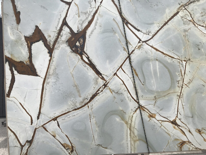 detail of marble slab