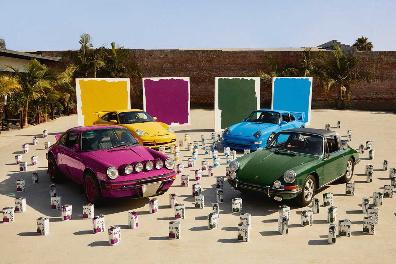 Rev Up Your Walls: Backdrop + Porsche Unveil Limited Edition Paint Collaboration