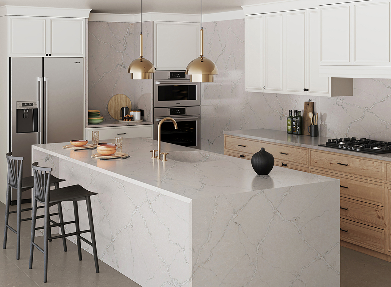 Veined Patterns Are Reborn In Silestones LeChic Collection