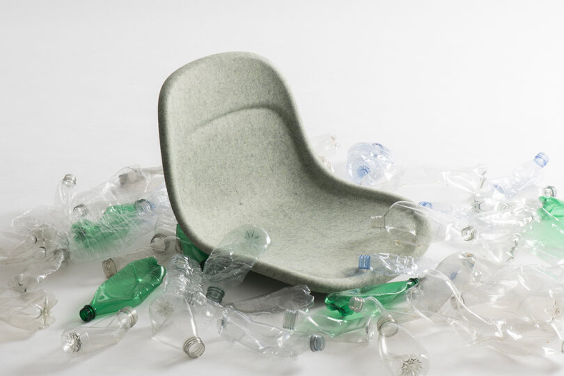 LAYER Turns Recycled Plastic Bottles Into the Felt Covered Vale Collection