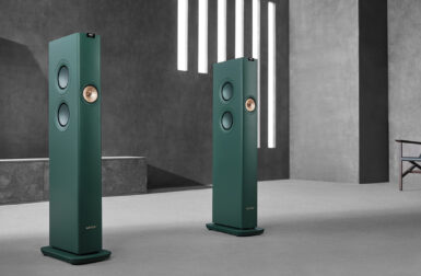 British Automotive History Colors These  KEF LS60 Wireless Lotus Edition Speakers