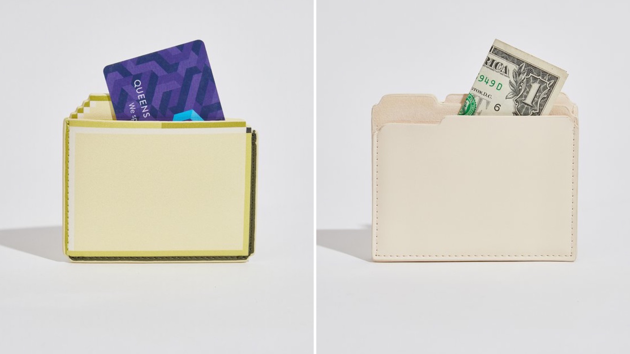 The Folder Wallet Collection featuring the PC Folder Wallet and the Manila Folder Wallet