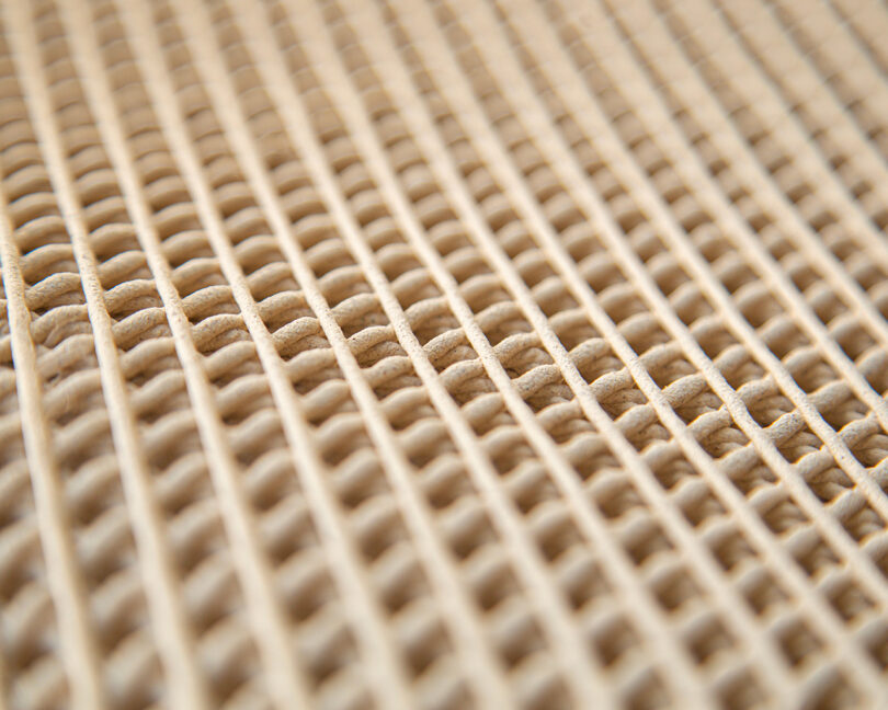 3D printed woven seat