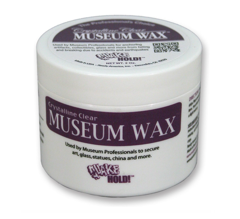 round container that reads MUSEUM WAX on a white background