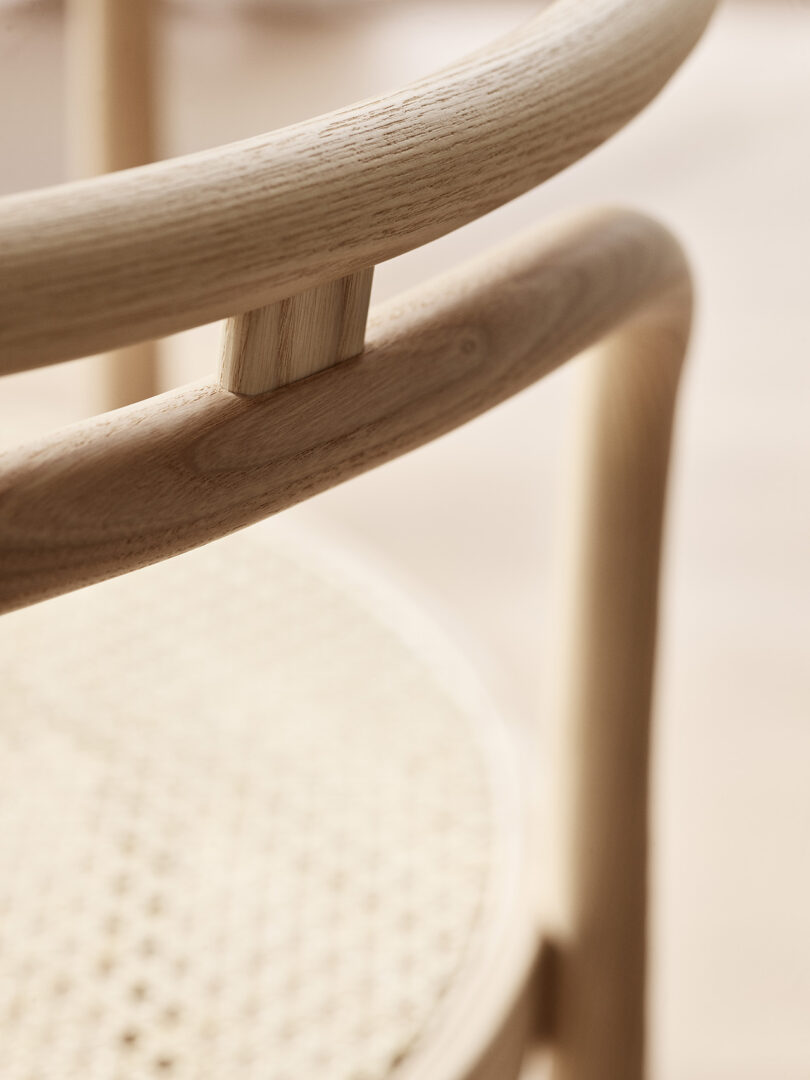 detail of bentwood chair