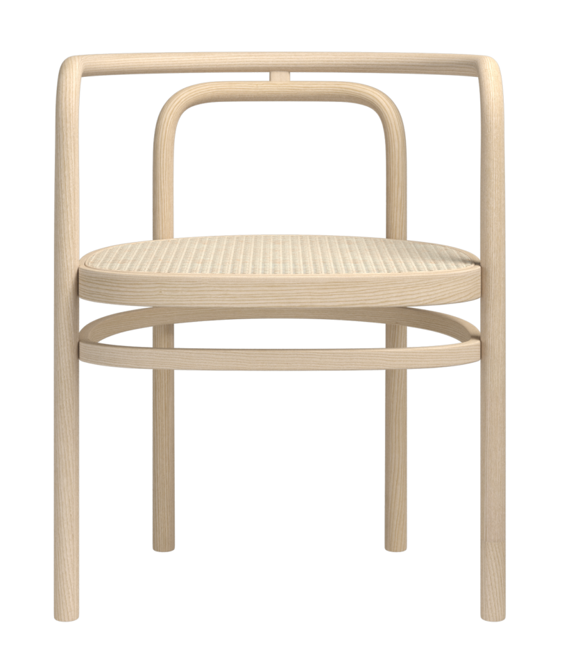 bentwood chair on white background