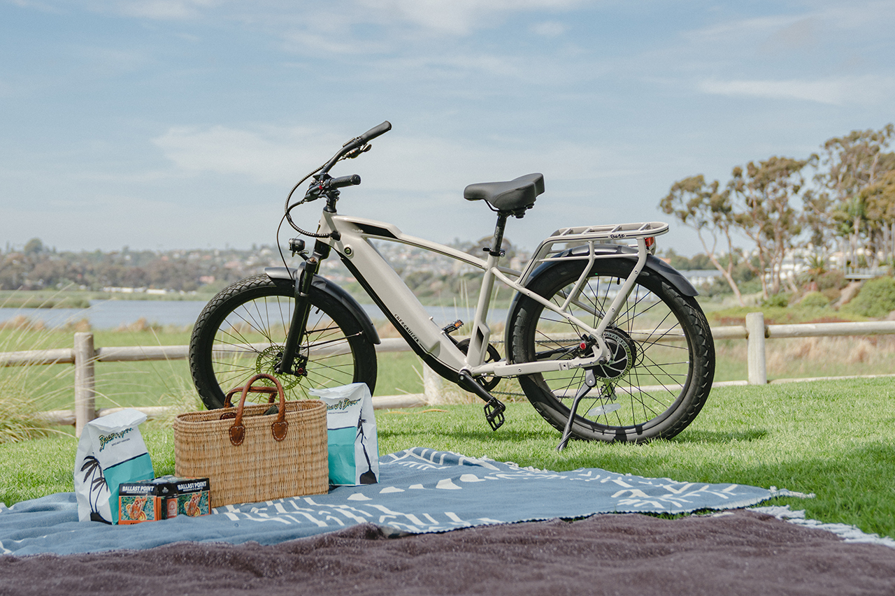 motorized bike cafe