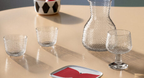 Marimekko Launches the Rain-Inspired Syksy Glassware Series