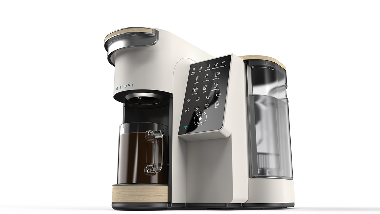 https://design-milk.com/images/2023/09/Bruvi_Pod_Coffeemaker-5.jpg