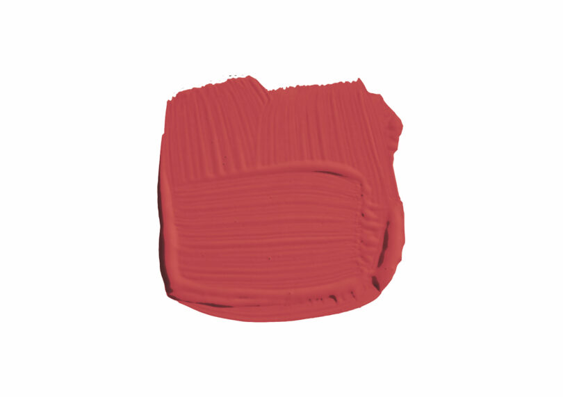 red paint swatch