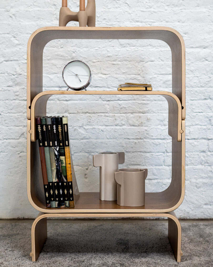 styled modern modular table/shelves