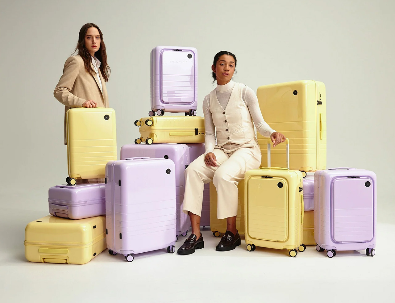 Colorful luggage best sale