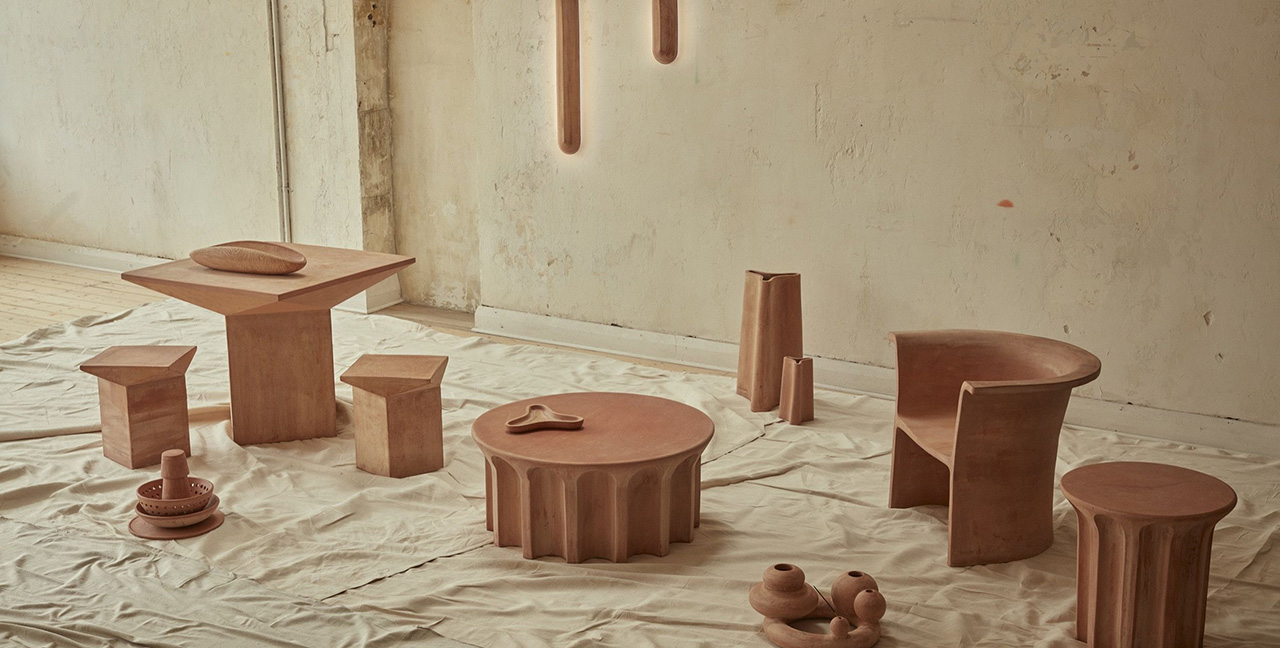 Mud, Water, and Heat Combine to Add Tactile Beauty to Terracotta Collection