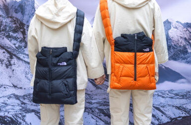 A Puffer Jacket Reimagined as a Bag or a “Jacket” for Your Laptop