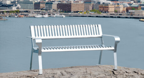 The TELLUS Bench Is the 1st Furniture Made of 100% Fossil-Free Steel