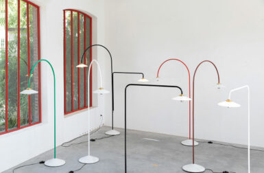 This Minimalist Floor Lamp Is Reminiscent of a Street Light