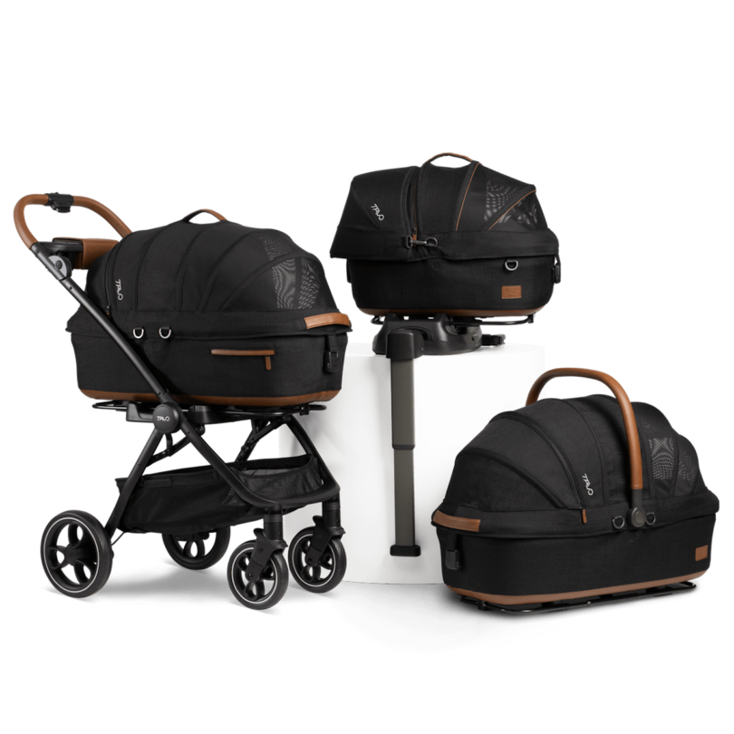 pet carriers in a black color way