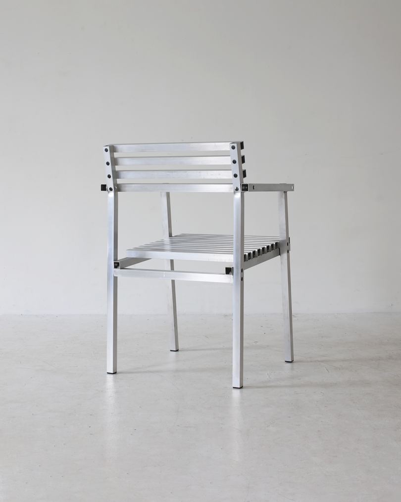 modern aluminum chair