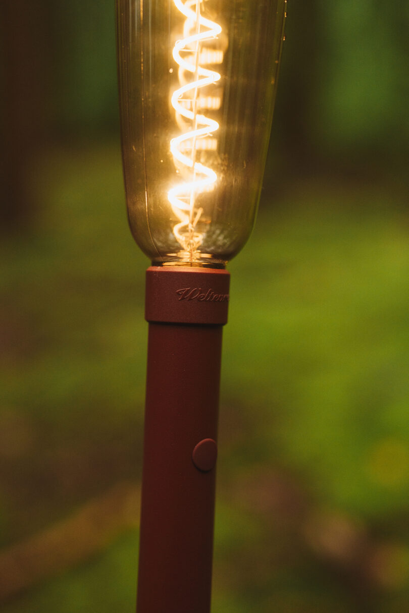 detail of an outdoor torch