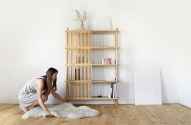 Halblang's Convertible Shelving System Adapts to Your Needs