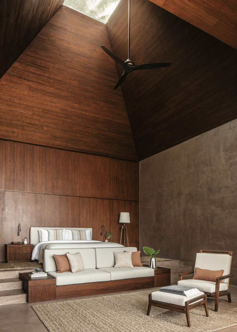 A luxury suite's living area at One&Only Mandarina