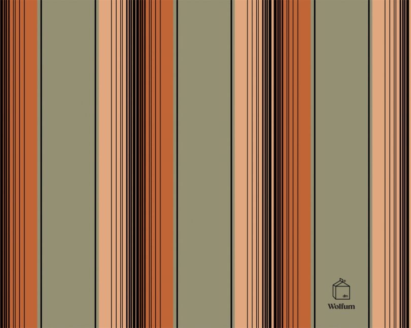 brown and green stripes
