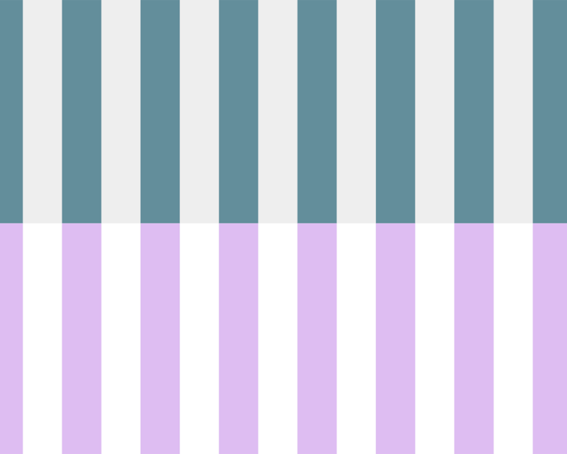 turquoise, lavender, and white striped pattern
