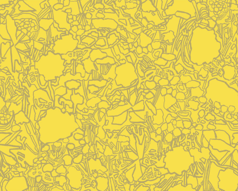 yellow and black abstract pattern