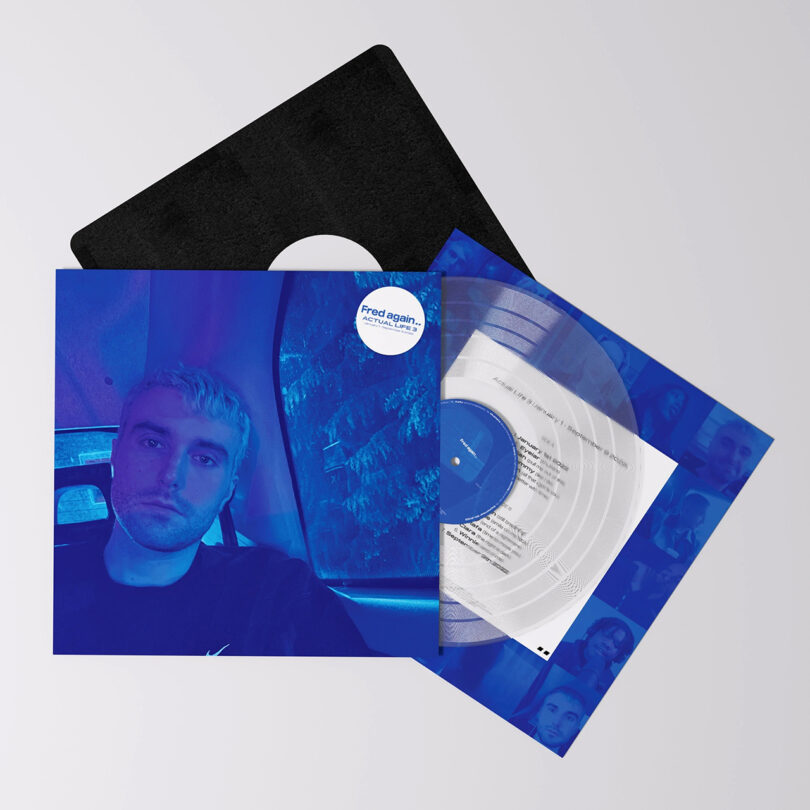 blue album sleeve
