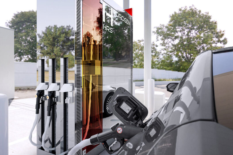 Philippe Starck’s Hydrogen Refueling Stations Reveal Boxes of Nothingness